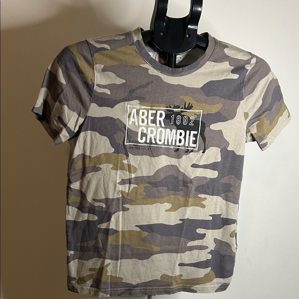 Abercrombie Kids Gray Camouflage Tee